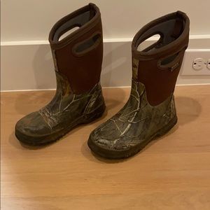 Boys Bogs Waterproof mud or hunting boots